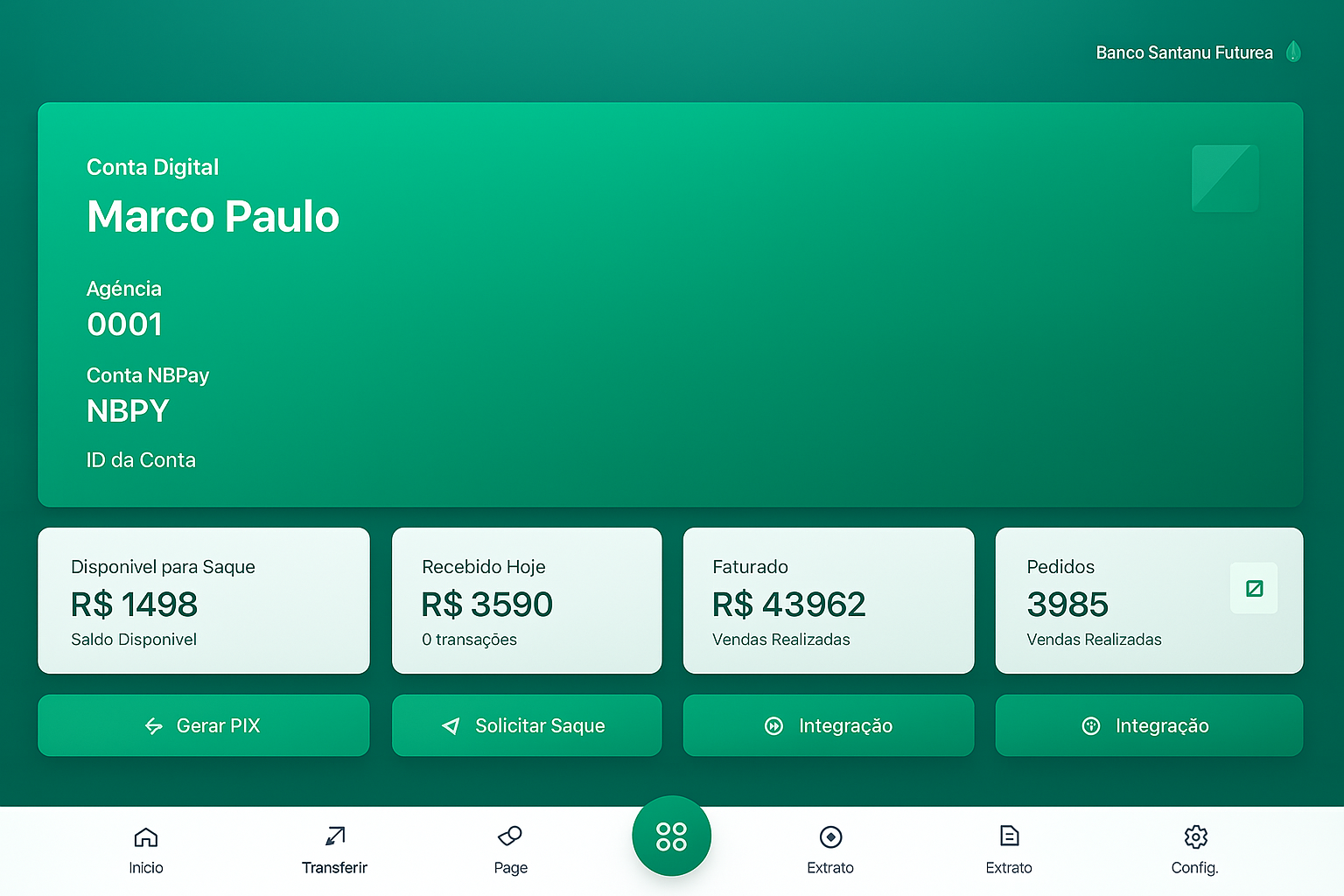 Dashboard NBPay
